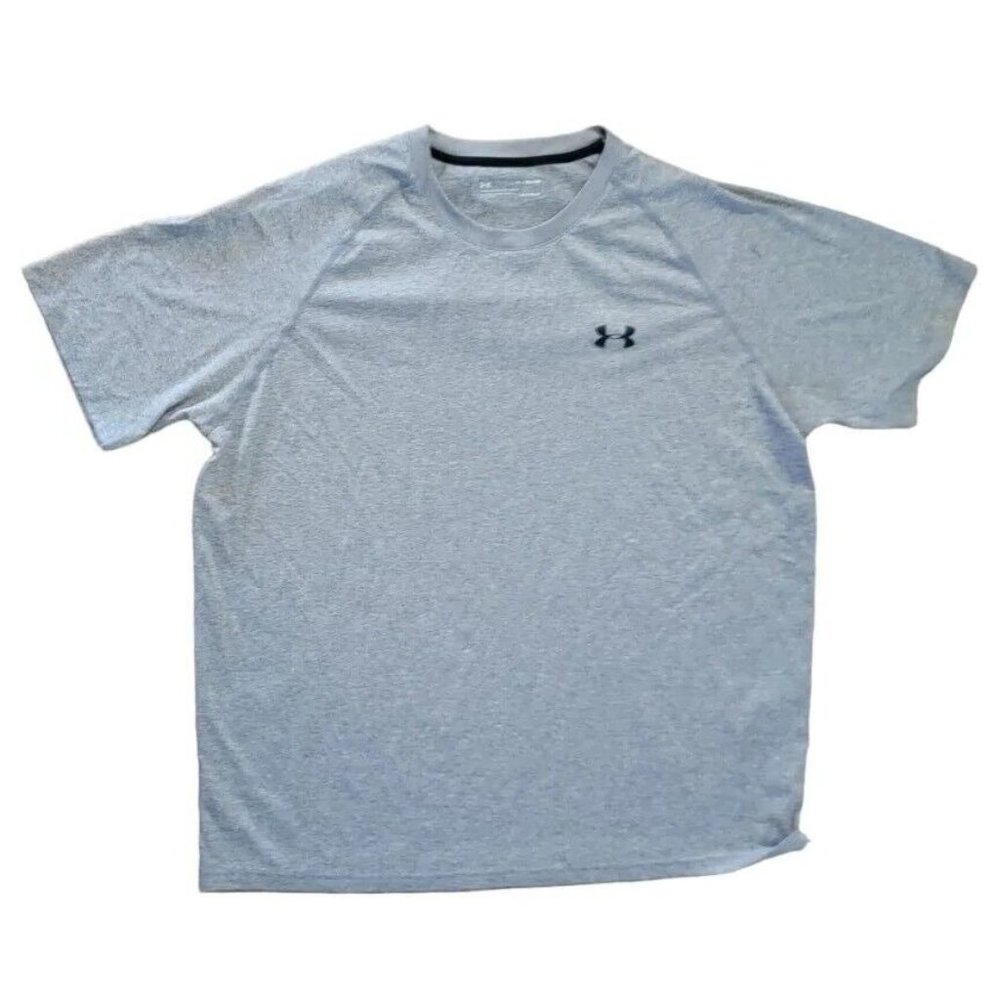 Under Armour Mens Shirt Size XL Tech Tee Short Sleeve Gray